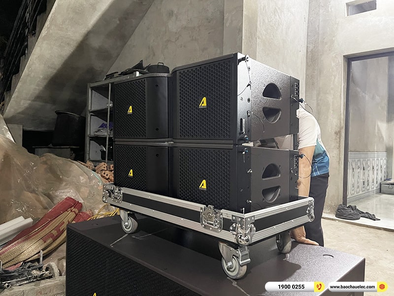 Lắp đặt dàn Line Array Actpro sự kiện, đám cưới hơn 133tr cho anh Ký tại Sơn La