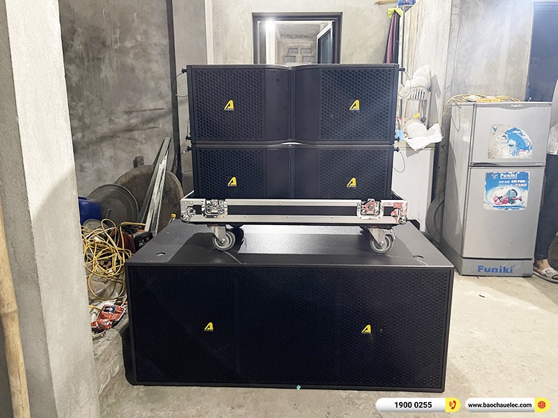 Lắp đặt dàn Line Array Actpro sự kiện, đám cưới hơn 133tr cho anh Ký tại Sơn La