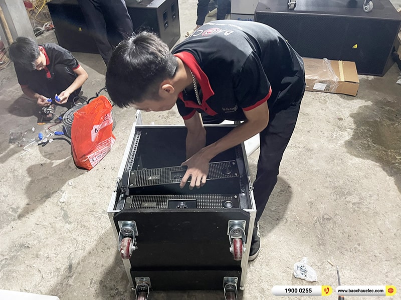 Lắp đặt dàn Line Array Actpro sự kiện, đám cưới hơn 133tr cho anh Ký tại Sơn La