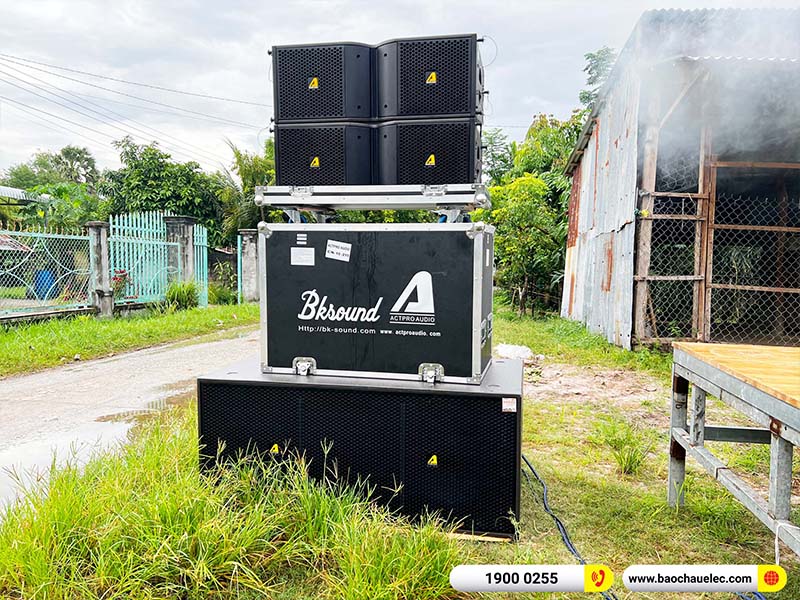 Lắp đặt dàn Line Array Actpro 131tr cho anh Chau Nak tại An Giang