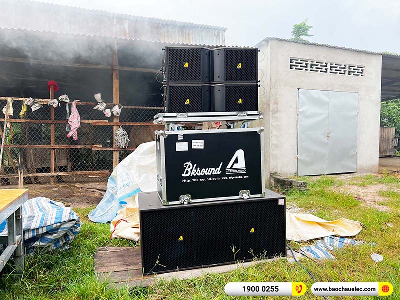 Lắp đặt dàn Line Array Actpro 131tr cho anh Chau Nak tại An Giang