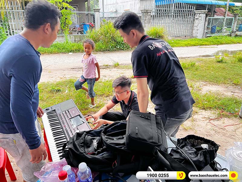 Lắp đặt dàn Line Array Actpro 131tr cho anh Chau Nak tại An Giang