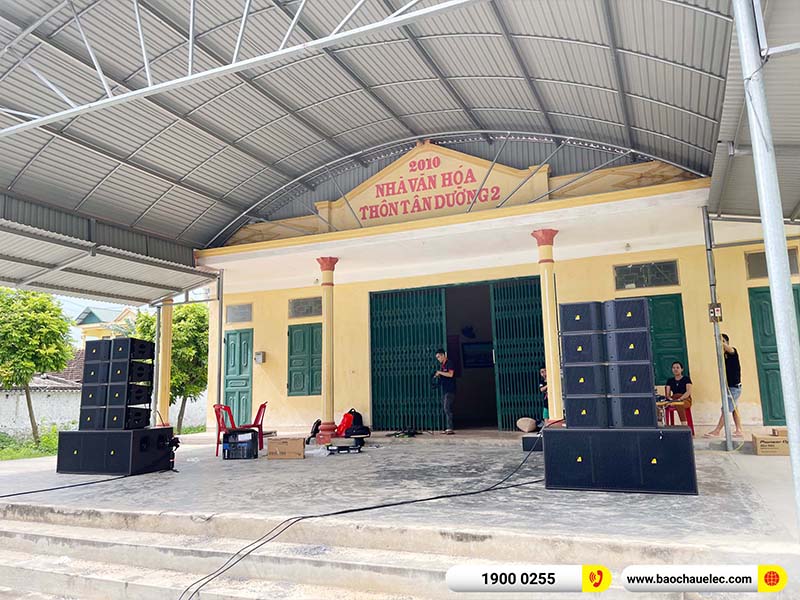 Lắp đặt dàn Line Array Actpro 200tr cho anh Quý tại Ninh Bình