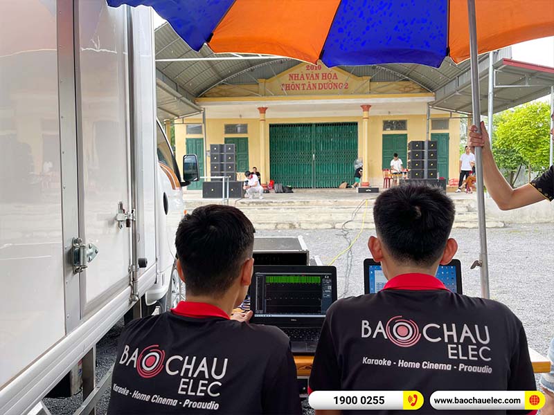 Lắp đặt dàn Line Array Actpro 200tr cho anh Quý tại Ninh Bình