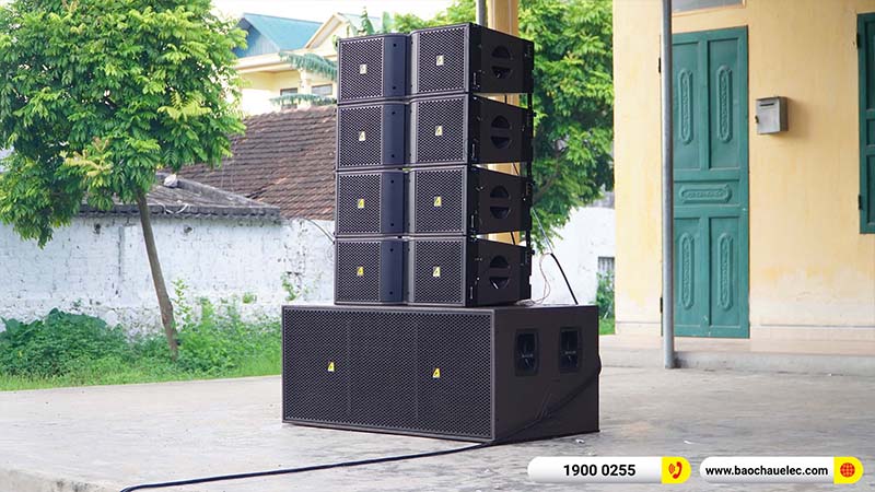 Lắp đặt dàn Line Array Actpro 200tr cho anh Quý tại Ninh Bình