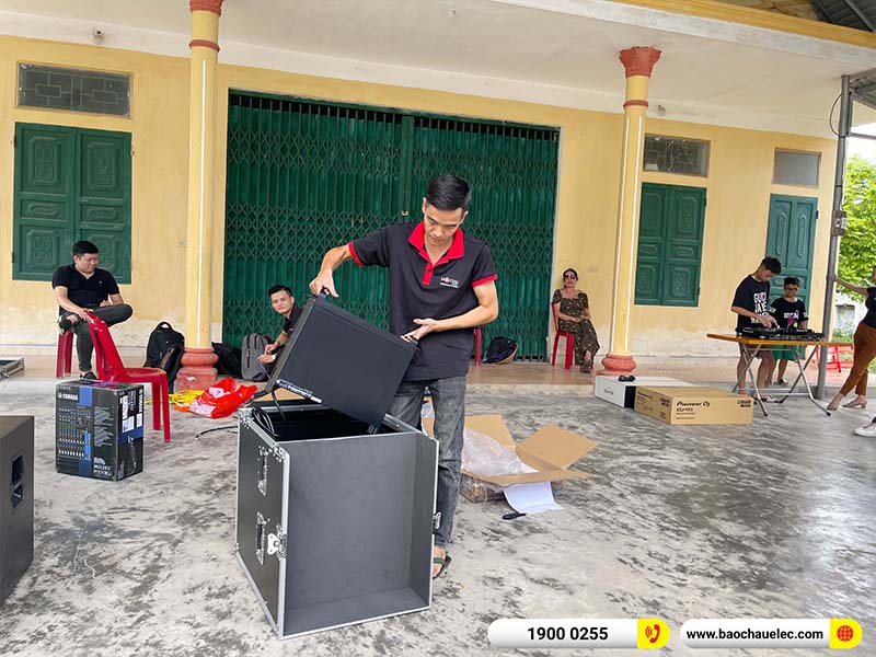 Lắp đặt dàn Line Array Actpro 200tr cho anh Quý tại Ninh Bình