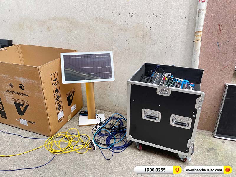 Lắp đặt d&agrave;n Line Array Actpro 106tr cho anh Thiện tại H&agrave; Nội