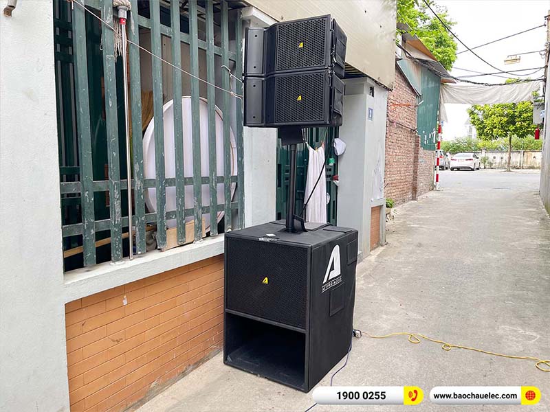 Lắp đặt d&agrave;n Line Array Actpro 106tr cho anh Thiện tại H&agrave; Nội