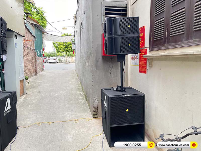 Lắp đặt d&agrave;n Line Array Actpro 106tr cho anh Thiện tại H&agrave; Nội