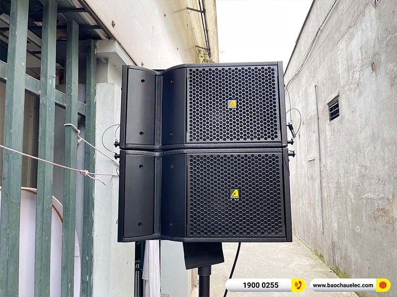 Lắp đặt d&agrave;n Line Array Actpro 106tr cho anh Thiện tại H&agrave; Nội