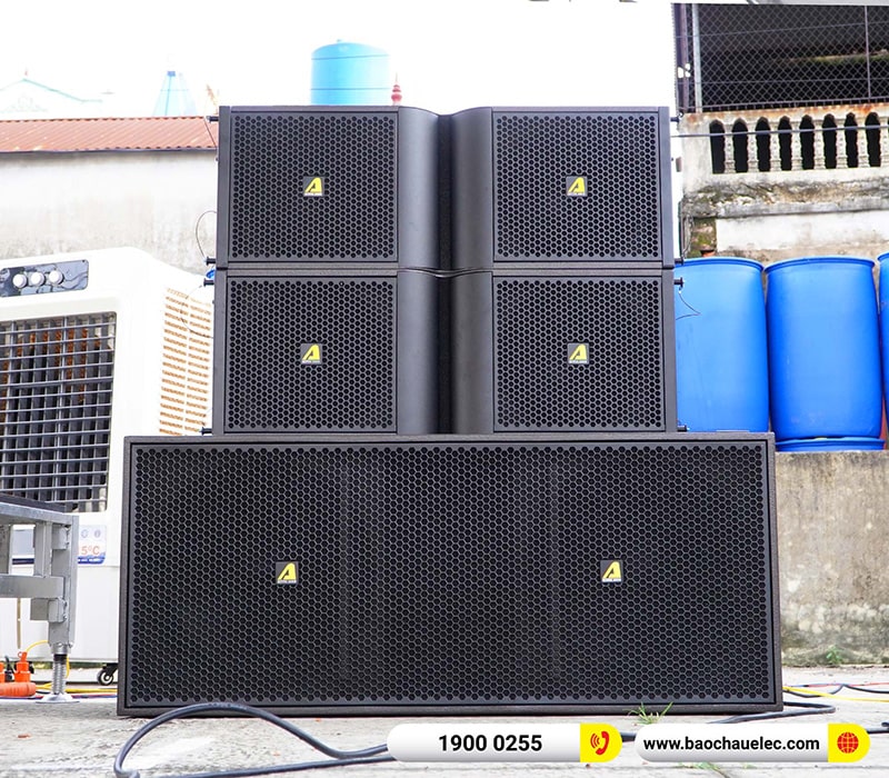 Lắp đặt d&agrave;n Line Array Actpro 167tr cho anh Thức tại Hải Dương