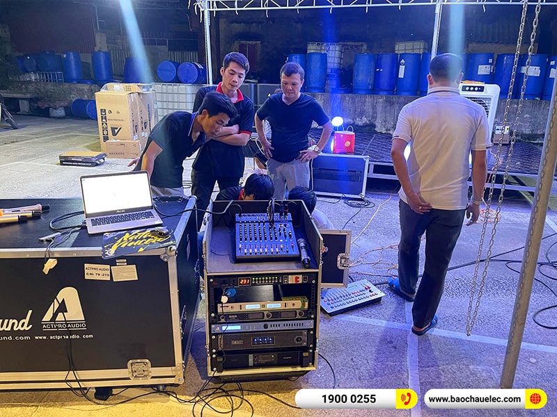Lắp đặt d&agrave;n Line Array Actpro 167tr cho anh Thức tại Hải Dương