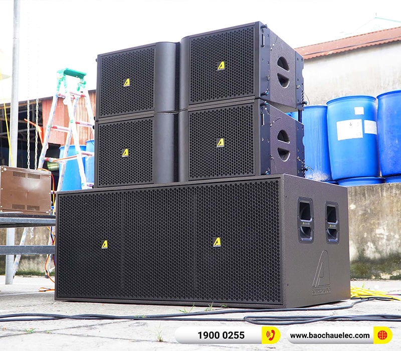 Lắp đặt d&agrave;n Line Array Actpro 167tr cho anh Thức tại Hải Dương