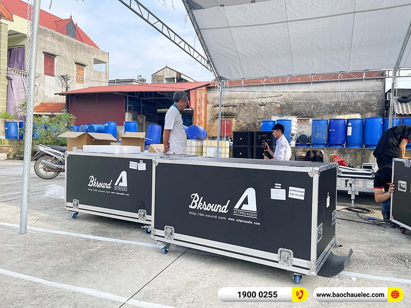 Lắp đặt d&agrave;n Line Array Actpro 167tr cho anh Thức tại Hải Dương