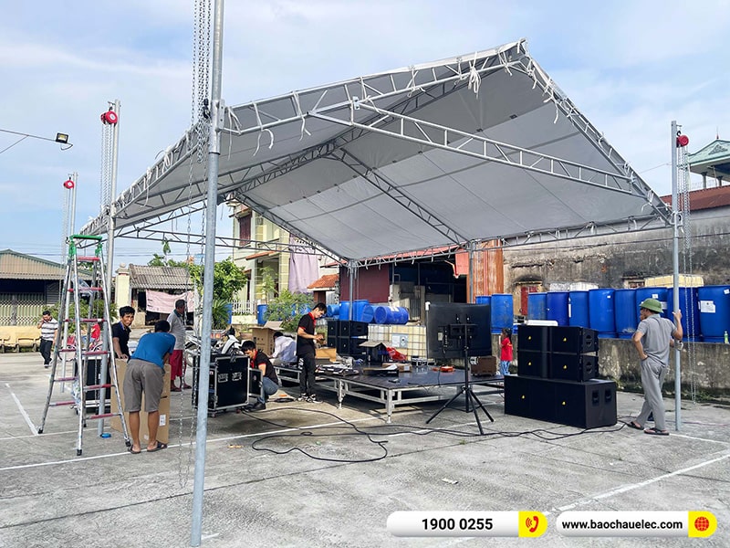 Lắp đặt d&agrave;n Line Array Actpro 167tr cho anh Thức tại Hải Dương