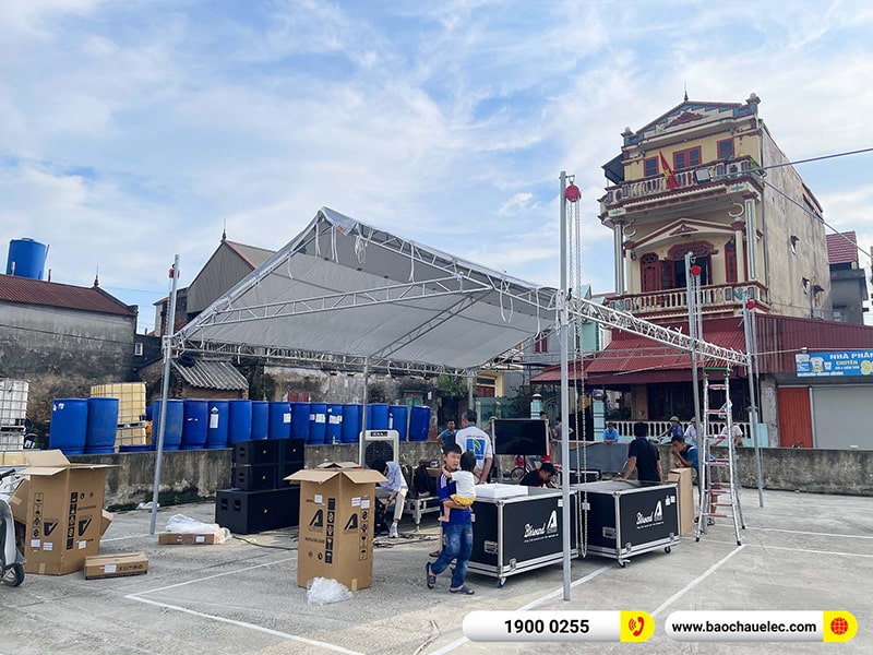 Lắp đặt d&agrave;n Line Array Actpro 167tr cho anh Thức tại Hải Dương