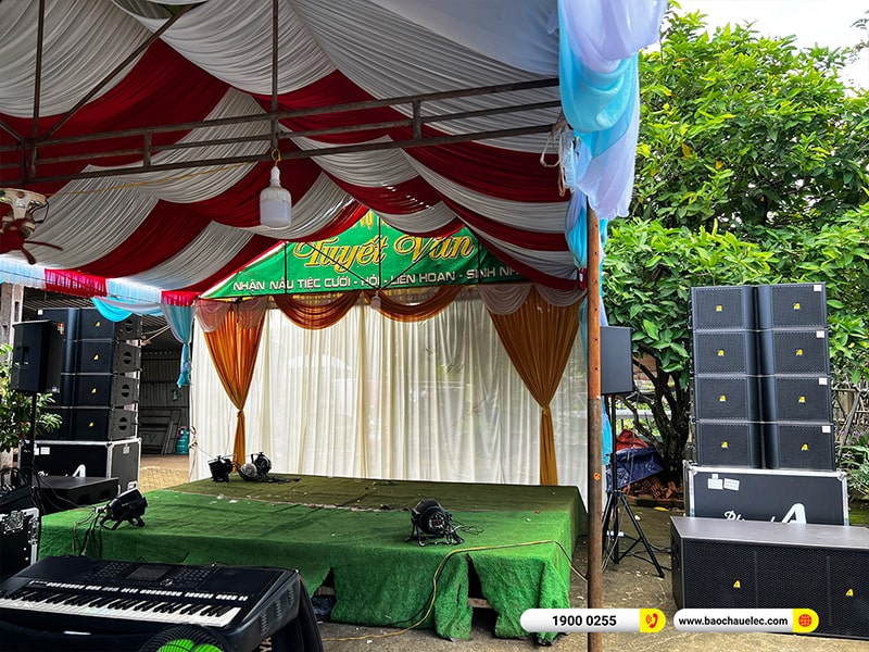 Lắp đặt d&agrave;n Line Array Actpro gần 300tr cho anh Vinh tại B&igrave;nh Phước