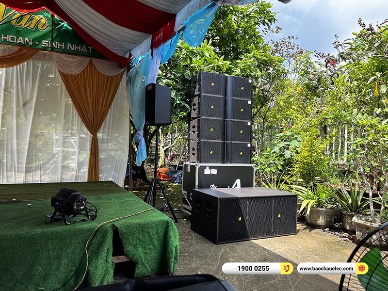 Lắp đặt d&agrave;n Line Array Actpro gần 300tr cho anh Vinh tại B&igrave;nh Phước