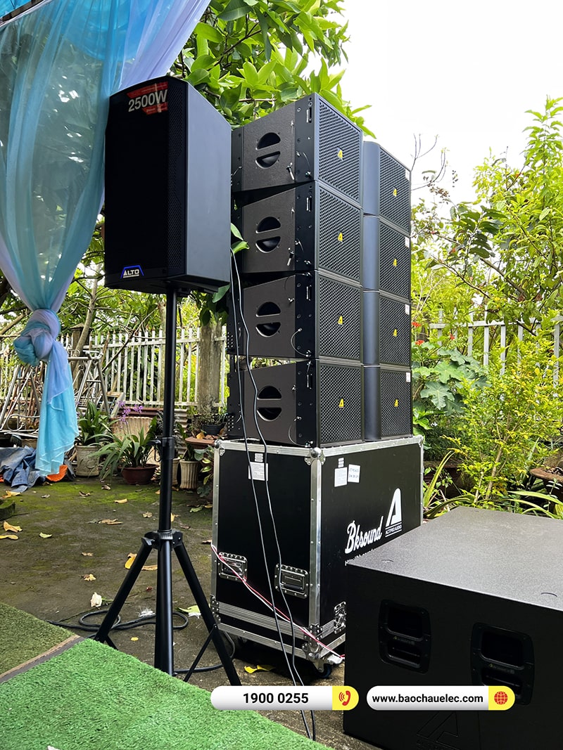 Lắp đặt d&agrave;n Line Array Actpro gần 300tr cho anh Vinh tại B&igrave;nh Phước