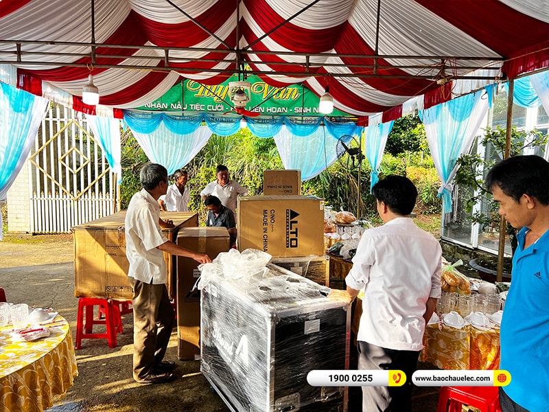 Lắp đặt d&agrave;n Line Array Actpro gần 300tr cho anh Vinh tại B&igrave;nh Phước