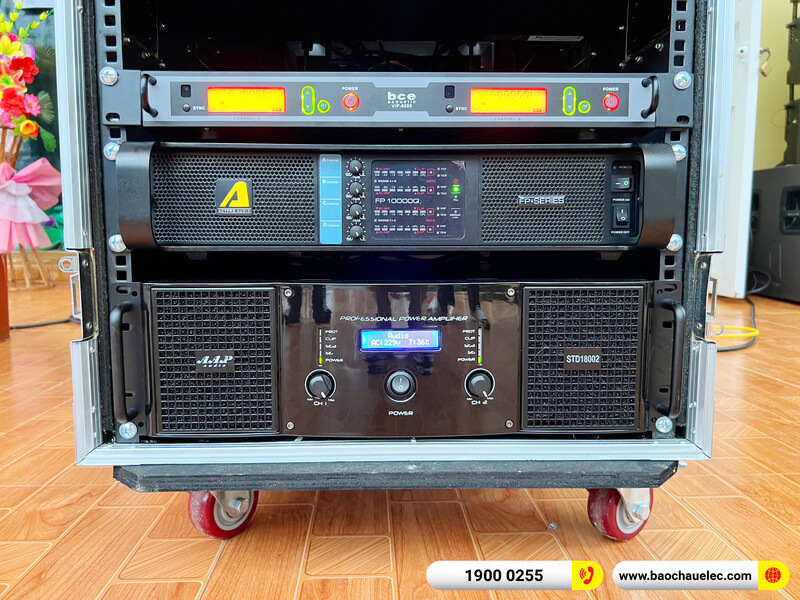 Lắp đặt d&agrave;n Line Array Actpro trị gi&aacute; 200 triệu cho anh Tươi tại Thanh H&oacute;a