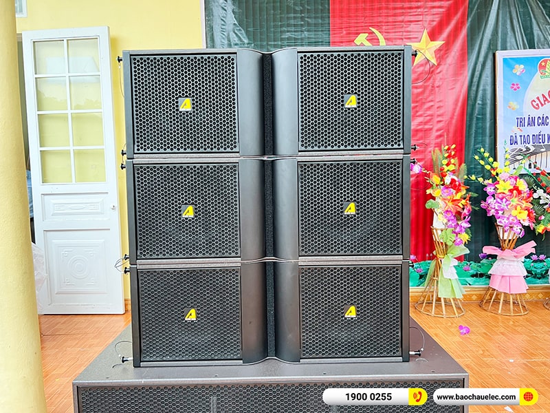 Lắp đặt d&agrave;n Line Array Actpro trị gi&aacute; 200 triệu cho anh Tươi tại Thanh H&oacute;a