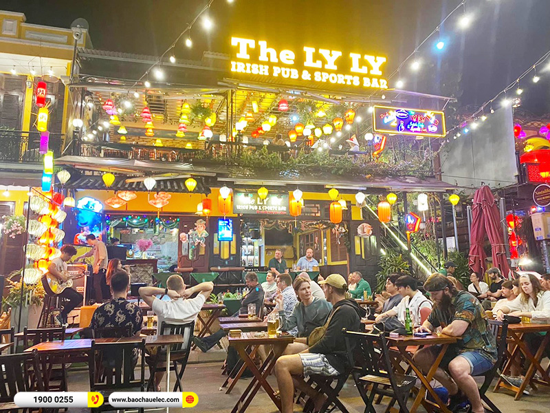 Lắp đặt dàn Array trị giá hơn 70 triệu cho quán The LyLy Irish Pub & Sprots Bar tại Hội An