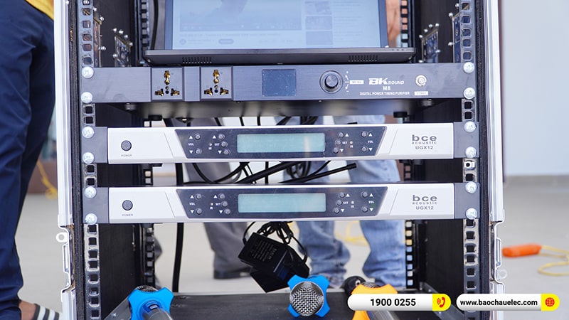 Lắp đặt dàn Line Array trị giá hơn 80 triệu cho Trường TH Times School tại Hà Nội