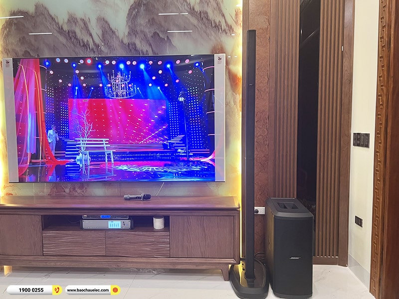 Lắp đặt dàn karaoke, loa di động Bose hơn 200tr cho anh Bảy tại Thanh Hóa