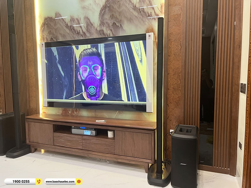 Lắp đặt dàn karaoke, loa di động Bose hơn 200tr cho anh Bảy tại Thanh Hóa