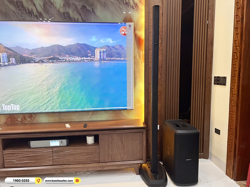 Lắp đặt dàn karaoke, loa di động Bose hơn 200tr cho anh Bảy tại Thanh Hóa