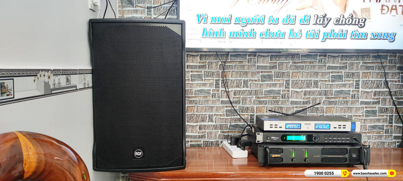 Lắp đặt dàn karaoke RCF hơn 51tr cho anh An ở TPHCM