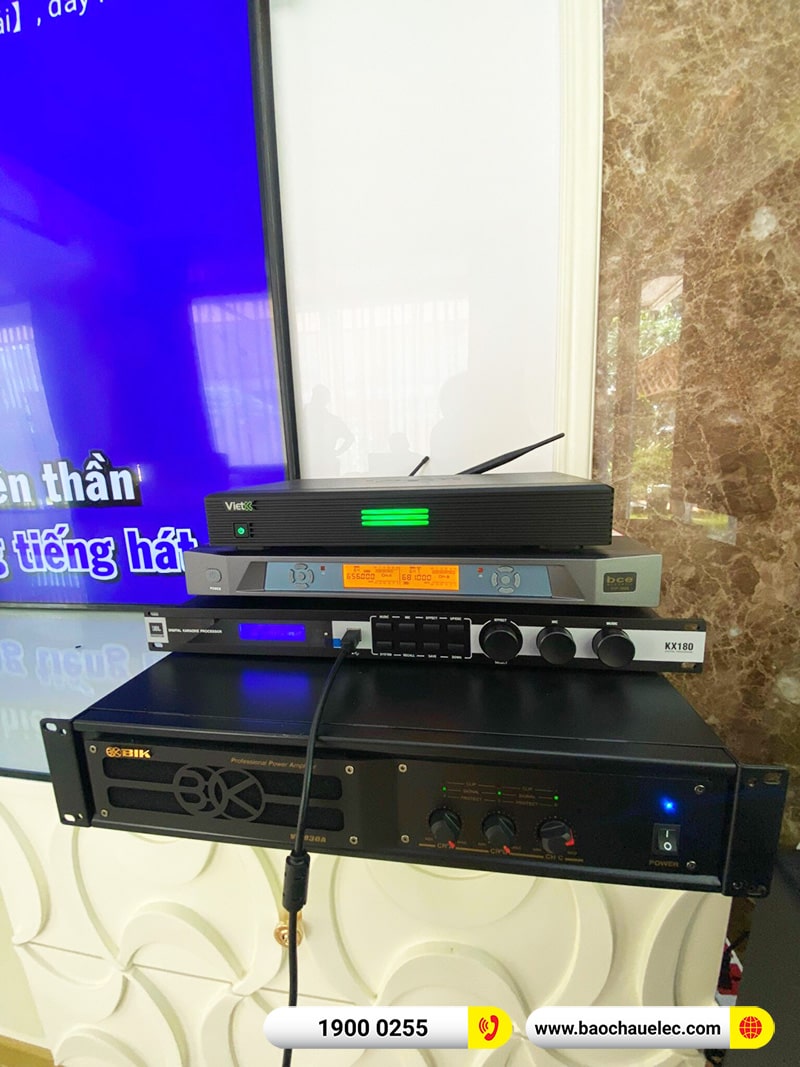 Lắp đặt dàn karaoke trị giá hơn 100 triệu cho anh Bảo tại TPHCM