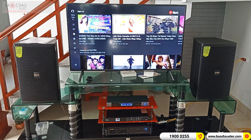 Lắp đặt d&agrave;n karaoke trị gi&aacute; hơn 25 triệu cho anh B&iacute;ch tại Bắc Giang