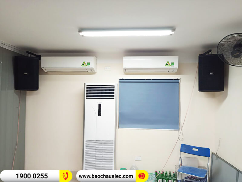 Lắp đặt d&agrave;n karaoke trị gi&aacute; hơn 75 triệu đồng cho anh Chiến ở H&agrave; Nội