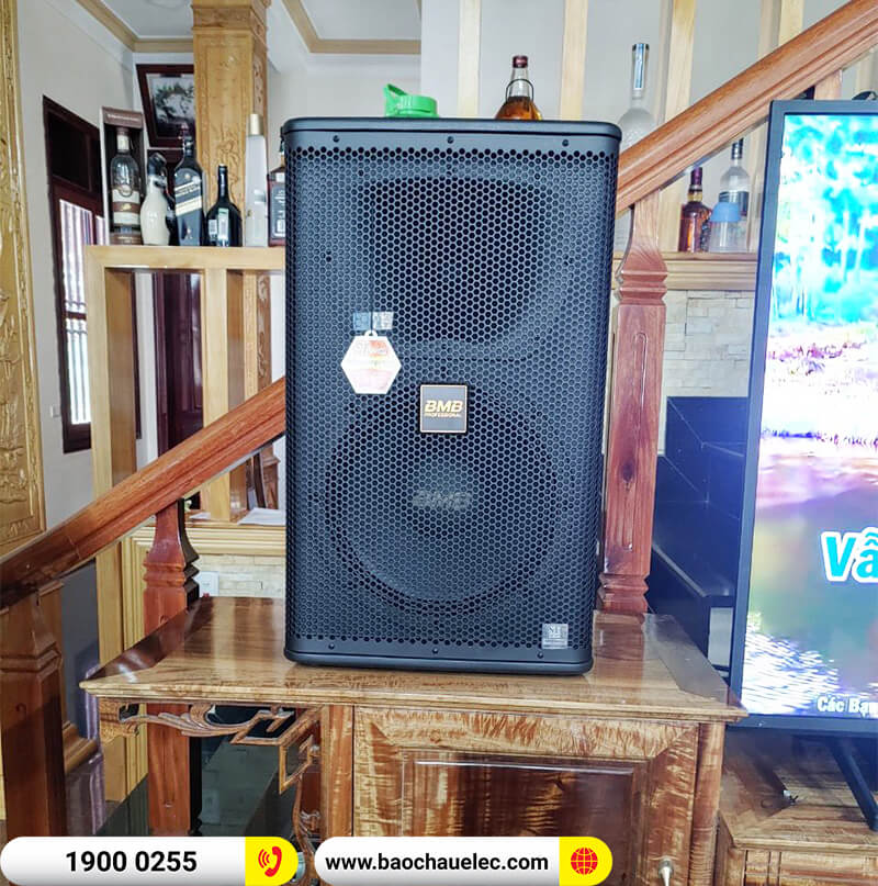 Lắp đặt dàn karaoke trị giá khoảng 75 triệu cho anh Công ở Thanh Hóa