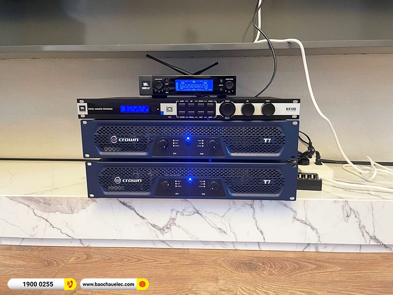 Lắp đặt dàn karaoke trị giá hơn 100 triệu cho anh Công tại Hà Nội