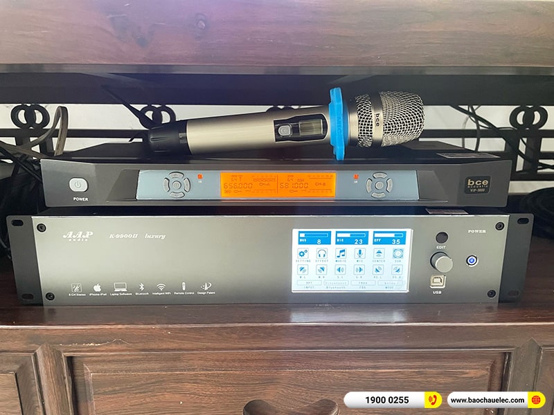 Lắp đặt d&agrave;n karaoke trị gi&aacute; gần 80 triệu cho anh Cường tại B&igrave;nh Dương