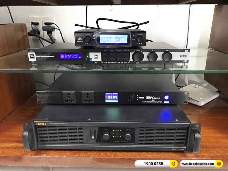 Lắp đặt dàn karaoke trị giá gần 80 triệu cho anh Đại tại Thái Bình