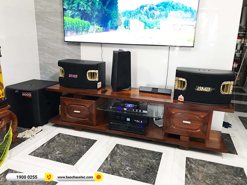 Lắp đặt dàn karaoke trị giá gần 80 triệu cho anh Đại tại Thái Bình