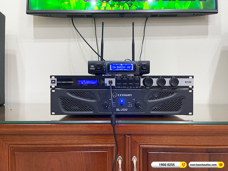 Lắp đặt dàn karaoke trị giá khoảng 80 triệu cho anh Đăng tại Hà Nội