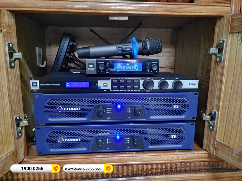 Lắp đặt d&agrave;n karaoke trị gi&aacute; hơn 110 triệu cho anh Định ở Quảng B&igrave;nh