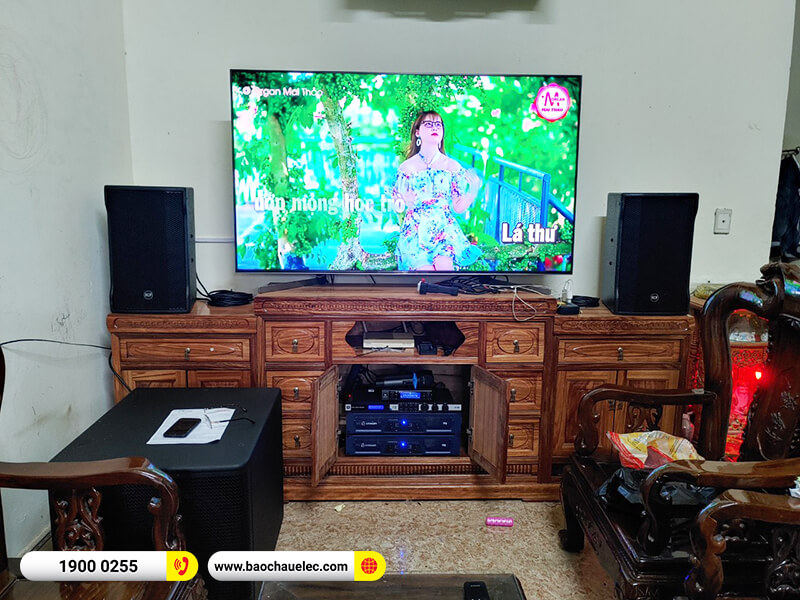 Lắp đặt d&agrave;n karaoke trị gi&aacute; hơn 110 triệu cho anh Định ở Quảng B&igrave;nh