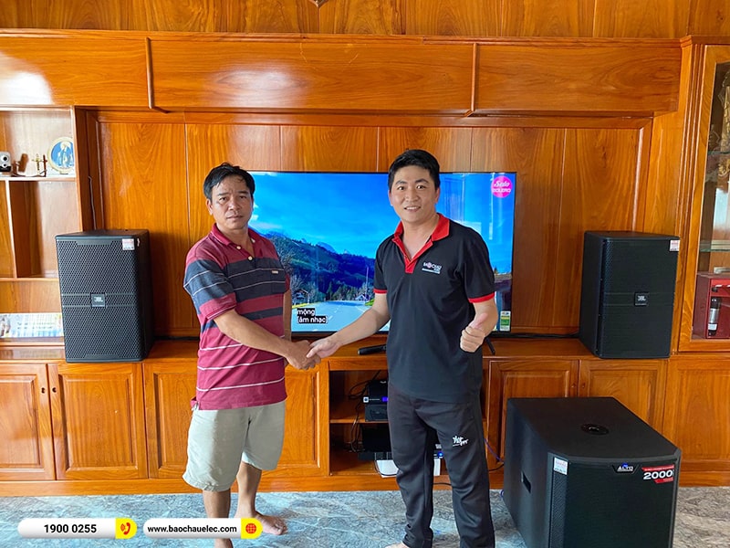 Lắp đặt dàn karaoke trị giá gần 90 triệu cho anh Du tại Đồng Nai