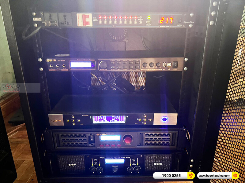 Lắp đặt bộ d&agrave;n karaoke hơn 100 triệu cho anh Đức ở Lạng Sơn