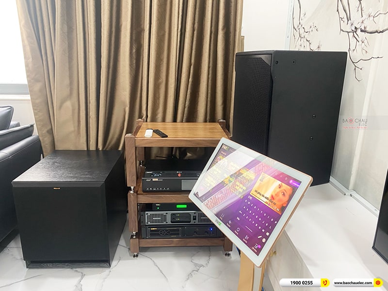 Lắp đặt d&agrave;n karaoke trị gi&aacute; hơn 100 triệu cho anh Duy tại TPHCM