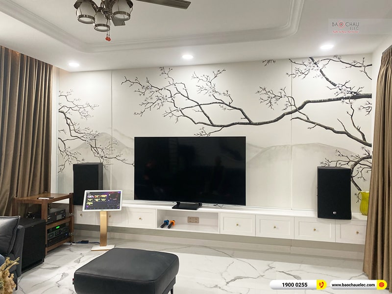 Lắp đặt d&agrave;n karaoke trị gi&aacute; hơn 100 triệu cho anh Duy tại TPHCM