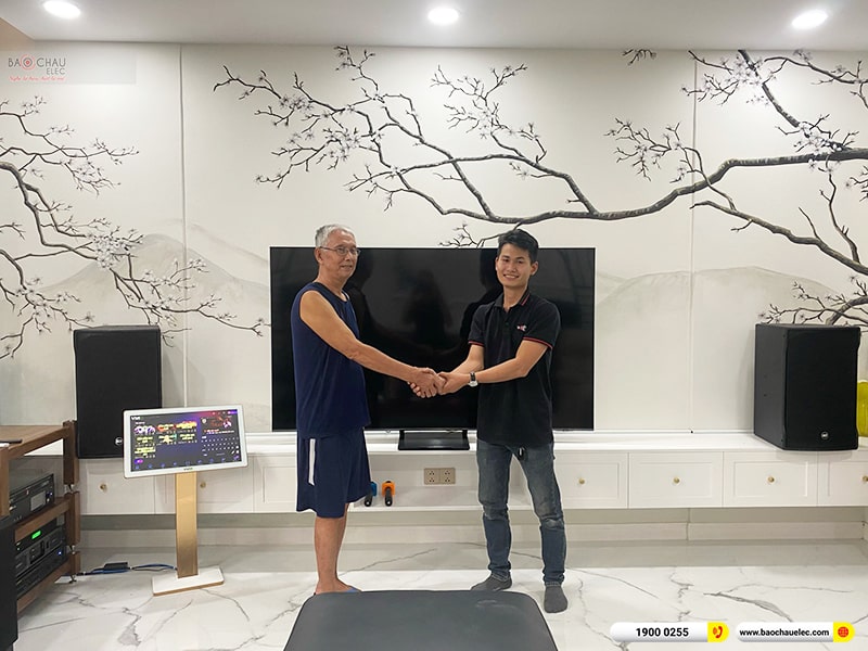 Lắp đặt d&agrave;n karaoke trị gi&aacute; hơn 100 triệu cho anh Duy tại TPHCM