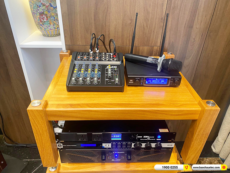 Lắp đặt dàn karaoke trị giá gần 60 triệu cho anh Giang tại Hải Phòng