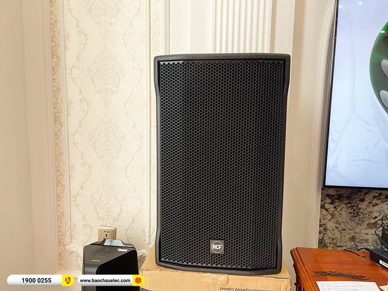 Lắp đặt d&agrave;n karaoke trị gi&aacute; hơn 160 triệu cho anh Hải tại Hải Dương